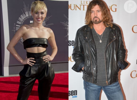 Miley Cyrus é filha do cantor Billy Ray Cyrus, que já participou de um disco da dupla Chitãozinho e Xororó