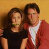 No começa das gravações de 'Friends', em 1994, Jennifer Aniston namorou o colega de elenco Matthew Perry