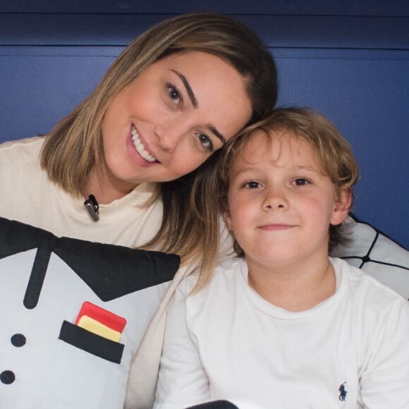 Carol Dantas assumiu que ficou feliz ao descobrir que teria mais um menino por causa dos pedidos de Davi Lucca por um irmão