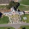 Imagem aérea do rancho Neverland, que pertencia a Michael Jackson