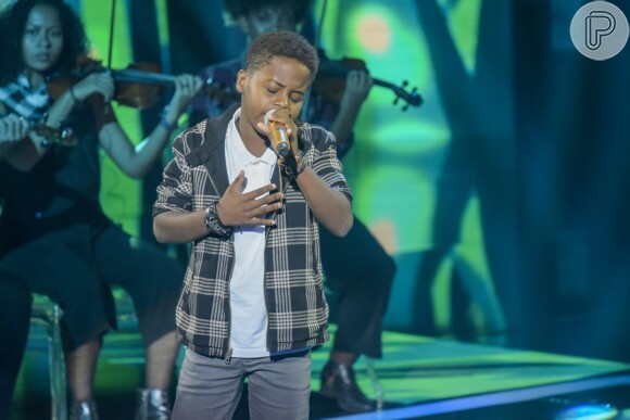 Jeremias teve mais de 58% dos votos e foi o campeão do 'The Voice Kids'