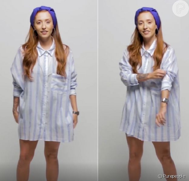 camisa social amarrada na cintura