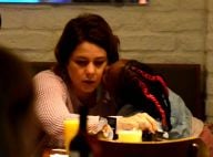 Filha de Leandra Leal pede colo e beija a mãe em passeio por shopping. Fotos!