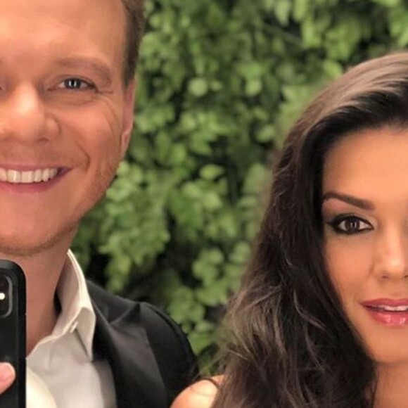 Thais Fersoza se emocionou ao falar de parceria do marido, Michel Teló, com Sandy e Junior na TV
