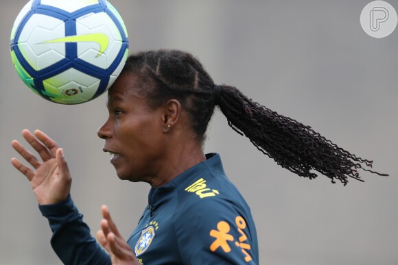 Formiga tem 41 anos e é a jogadora, entre homens e mulheres, que mais participou de Copas do Mundo. Foram sete.