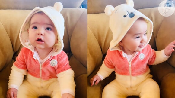 Filha de Sabrina Sato, Zoe aparece vestida de ursinho e sapinho em foto postada na sexta-feira, dia 25 de maio de 2019