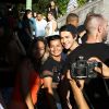 Austin Mahone visita o Cristo Redentor, no Rio