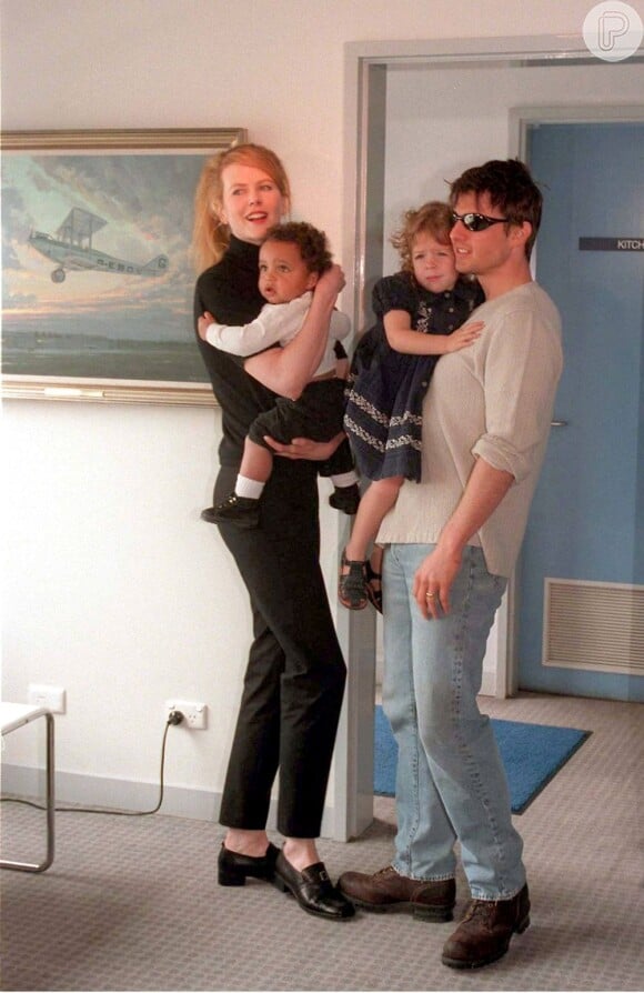 Quando ainda estavam casados, Tom Cruise e Nicole Kidman adotaram Connor e Isabella ainda crianças