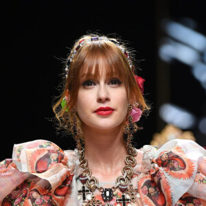Marina Ruy Barbosa também já desfilou pela Dolce & Gabbana