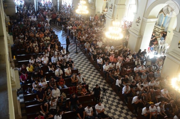 A missa de Gabriel Diniz aconteceu na Catedral Basílica de Nossa Senhora das Neves, em João Pessoa, na Paraíba