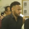 Neymar vai a delegacia de muletas para depoimento, após denúncia de estupro e divulgação de fotos íntimas, nesta quinta-feira, dia 06 de junho de 2019