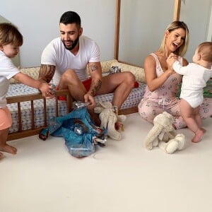 Andressa Suita afirmou que os filhos com Gusttavo Lima fortaleceram no casamento