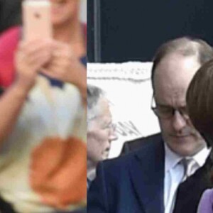 Kate Middleton usou vestido lilás Emilia Wickstead em julho de 2017 e outubro de 2018