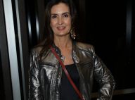 Fashion glow: Fátima Bernardes dá tom rocker a look com jaqueta poderosa. Fotos!