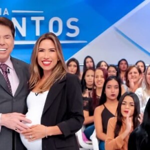 Patricia Abravanel comentou durante programa do pai que o marido não quer ter mais filhos