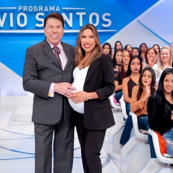 Patricia Abravanel comentou durante programa do pai que o marido não quer ter mais filhos
