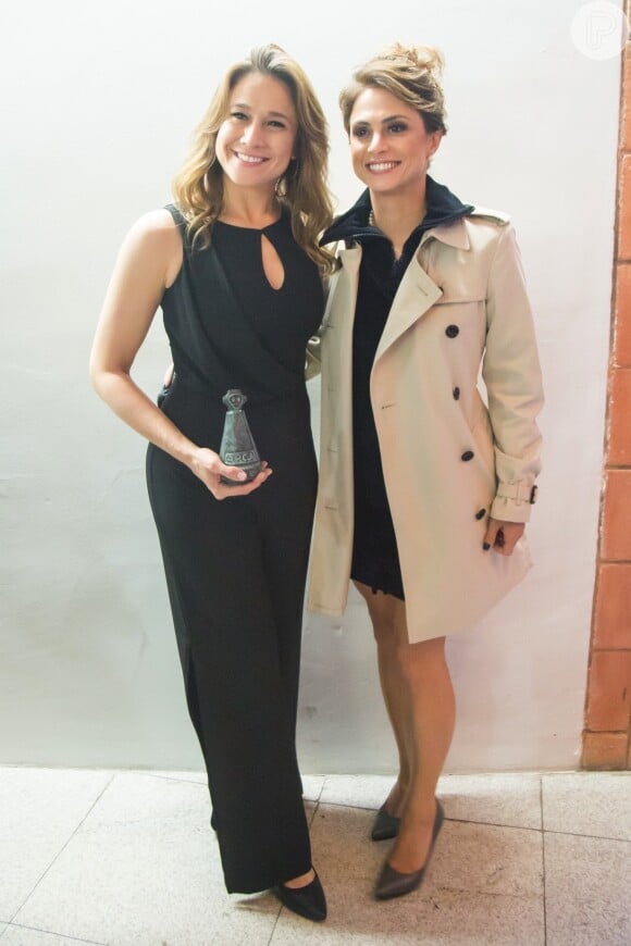 Fernanda Gentil foi acompanhada da mulher, a jornalista Priscila Montandon