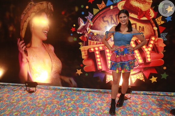 Famosos marcam presença e agitam o São João da Thay, em São Luís, no Maranhão, na noite desta quarta-feira, 19 de junho de 2019