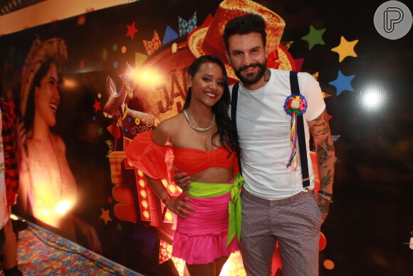 Famosos marcam presença e agitam o São João da Thay, em São Luís, no Maranhão, na noite desta quarta-feira, 19 de junho de 2019