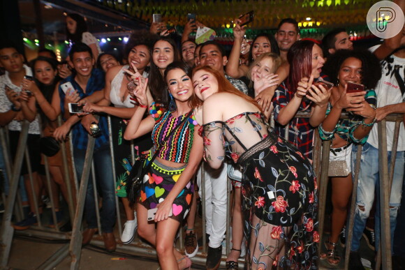 Famosos marcam presença e agitam o São João da Thay, em São Luís, no Maranhão, na noite desta quarta-feira, 19 de junho de 2019