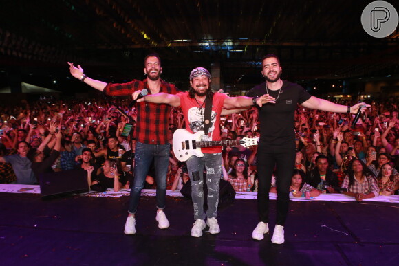 Famosos marcam presença e agitam o São João da Thay, em São Luís, no Maranhão, na noite desta quarta-feira, 19 de junho de 2019