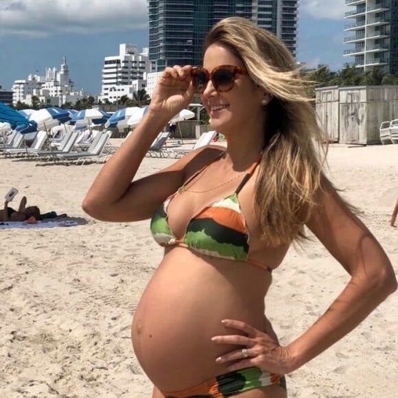 Ticiane Pinheiro está com 9 meses de gravidez da segunda filha, Manuella