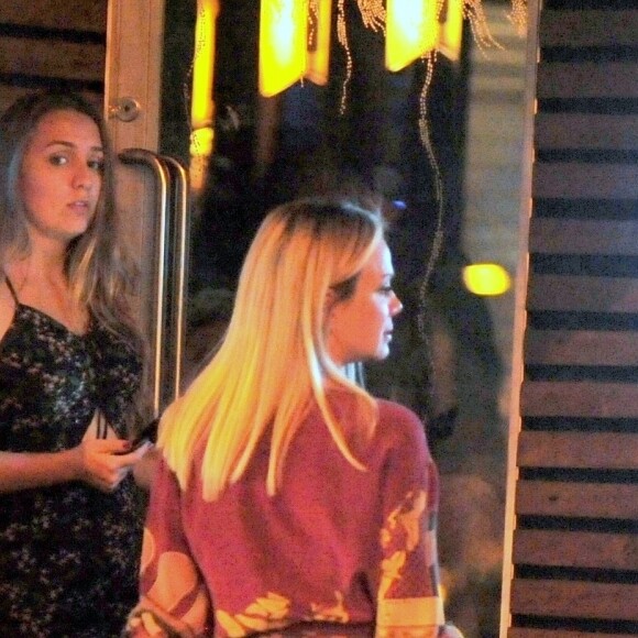 Eliana e o noivo, Adriano Ricco, jantaram em restaurante japonês no Leblon, Zona Sul do Rio de Janeiro, nesta quarta-feira, 3 de julho de 2019