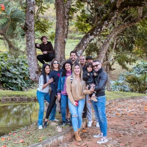 A família toda de Kelly Key viajou com a cantora para o resort em Minas Gerais 