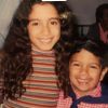 Anitta compartilhou fotos da infância mostrando que tinha cabelo cacheado