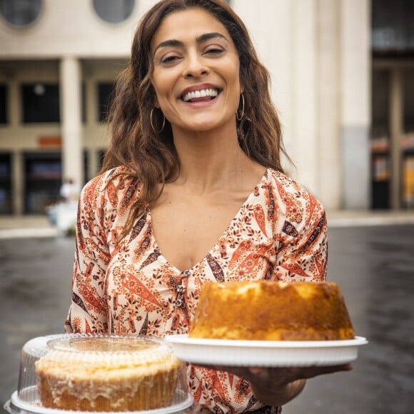 Maria da Paz (Juliana Paes) voltará a vender bolo na rua na novela 'A Dona do Pedaço'