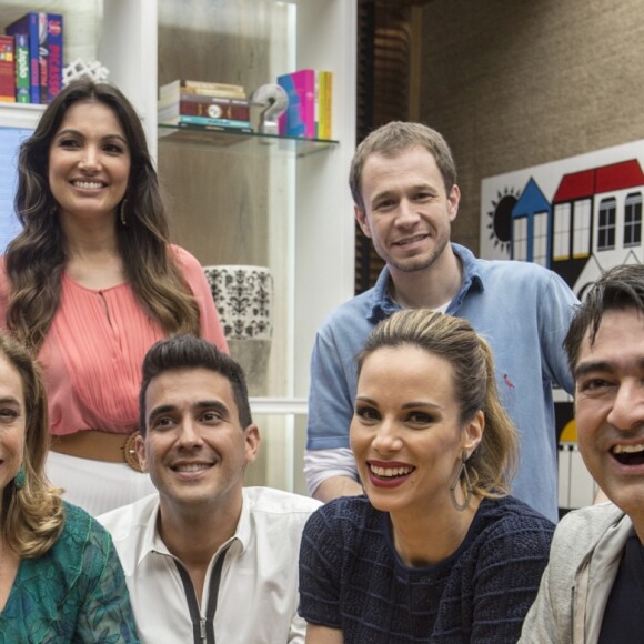 André Marques é apresentador do 'The Voice Kids' e comandava ao 'É de Casa' com Cissa Guimarães, Ana Furtado, Patrícia Poeta, Tiago Leifert e Zeca Camargo