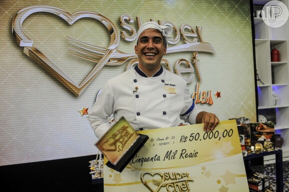 André Marques venceu o 'Super Chef Celebridades 2014', quadro do 'Mais Você'