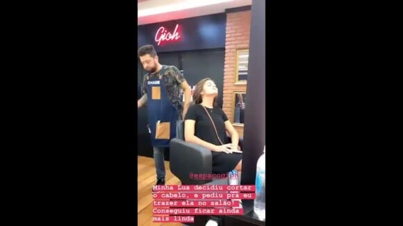 Bruna Marquezine mostra novo corte de cabelo da irmã, Luana, na web