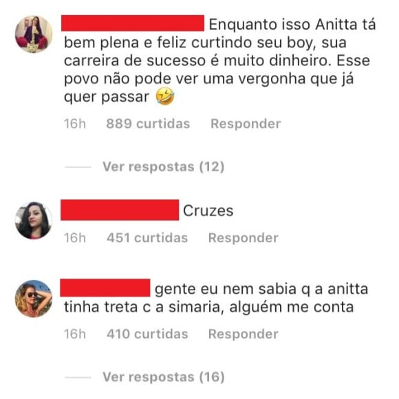 Simaria segue Luana Piovani no Instagram de divide web