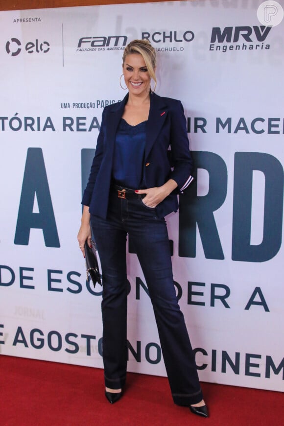 Ana Hickmann e mais famosos prestigiam pré-estreia do filme 'Nada a Perder 2', de Edir Macedo, no teatro Bradesco, em São Paulo, na noite desta terça-feira, 13 de agosto de 2019