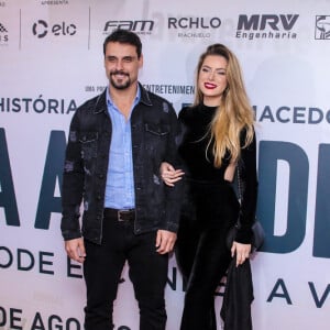 Rayanne Morais faz rara aparição com namorado na pré-estreia do filme 'Nada a Perder 2', de Edir Macedo, no teatro Bradesco, em São Paulo, na noite desta terça-feira, 13 de agosto de 2019