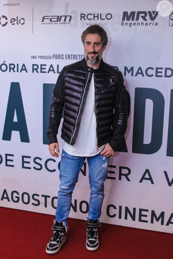 Apresentador de 'A Fazenda', Marcos Mion e mais famosos prestigiam pré-estreia do filme 'Nada a Perder 2', de Edir Macedo, no teatro Bradesco, em São Paulo, na noite desta terça-feira, 13 de agosto de 2019