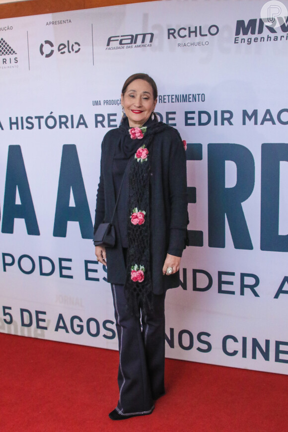 Sônia Abrão e mais famosos prestigiam pré-estreia do filme 'Nada a Perder 2', de Edir Macedo, no teatro Bradesco, em São Paulo, na noite desta terça-feira, 13 de agosto de 2019