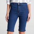  A bermuda jeans da Riachuelo tem cintura alta e é mais justinha, com lavagem escura. Custa R$59,90 