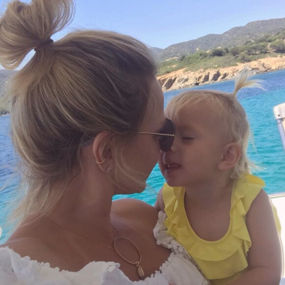 Eliana homenageou a filha, Manuela, em aniversário de 2 anos