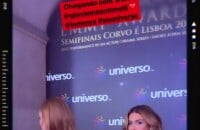 Giovanna Antonelli e Mariana Ximenes usaram tons neutros no evento do iEmmy