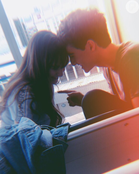 Sophia Valverde e Lucas Burgatti confirmaram namoro em agosto de 2019
