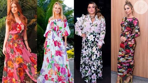 50 looks de famosas provam que vestido floral é uma trend democrática. Veja fotos na galeria deste domingo, dia 22 de setembro de 2019