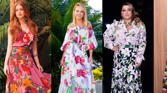 50 looks de famosas provam que vestido floral é uma trend democrática