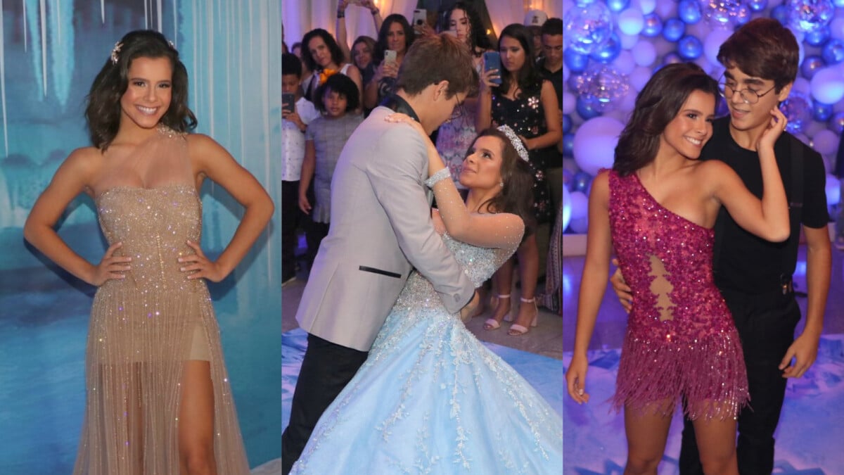 Gabriella Saraivah, de Éramos Seis, usa 3 vestidos em festa de 15 anos.  Fotos! - Purepeople