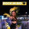 Larissa Manoela curtiu a primeira noite do Rock in Rio com look ousado