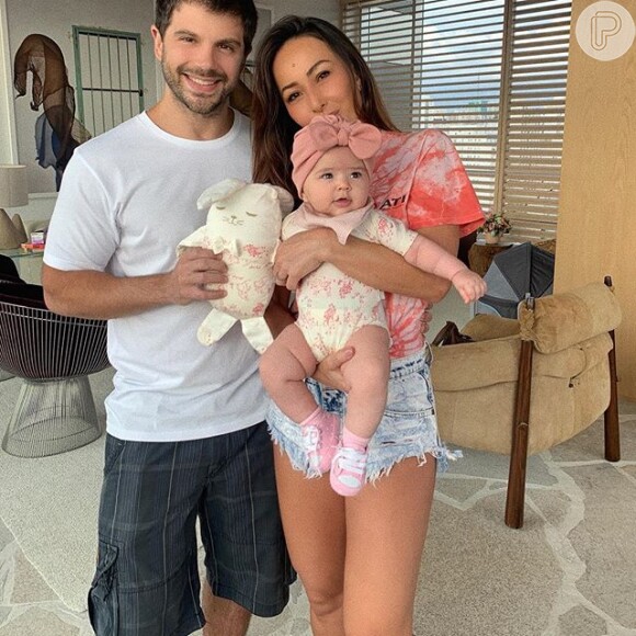 Sabrina Sato e Duda Nagle curtem festa com a filha, Zoe, na Bahia nesta quinta-feira, dia 03 de outubro de 2019