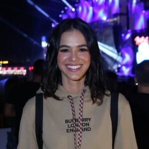 Bruna Marquezine e Gian Luca Ewbank curtiram show do Rock in Rio nesta quinta-feira, 3 de outubro de 2019