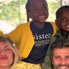 Giovanna Ewbank saltou em lagoa do Ceará com os filhos, Títi e Bless, em viagem de férias