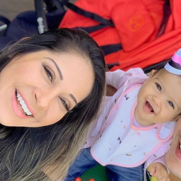 Festa da filha de Mayra Cardi e Arthur Aguiar tem pipoca sem sal